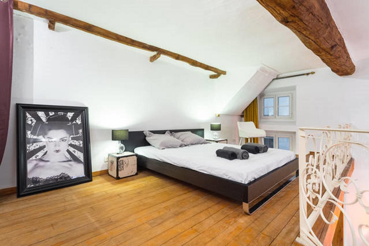 Le Prefecture - Luxueux F3 En Duplex, Ascenseur, Coeur Vieux-Nice Appartamento Esterno foto